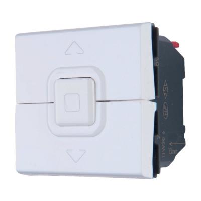 Interrupteur de volets roulants 500W maximum Mosaic 2 modules - blanc