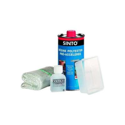 Kit reparation resine +tissu 500ml 