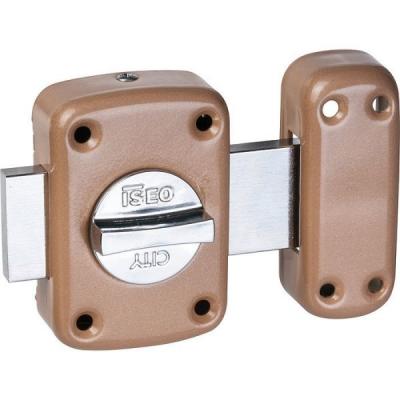 Verrou CITY 150 &agrave; bouton cylindre de 45 mm - ISEO - 11250451
