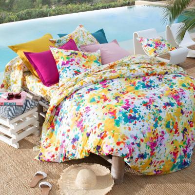 Drap plat ROMY en coton multicolore