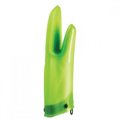 MASTRAD F82308 Gant - Silicone et textile - Vert transparent