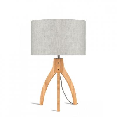 Lampe de table ANNAPURNA lin clair Gris Good&Mojo