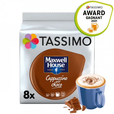 Pack 40 Dosettes Maxwell House Cappuccino Chocolat - Tassimo