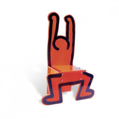 Chaise rouge Keith Haring Vilac Jeux et jouets - Livraison gratuite - Rouge