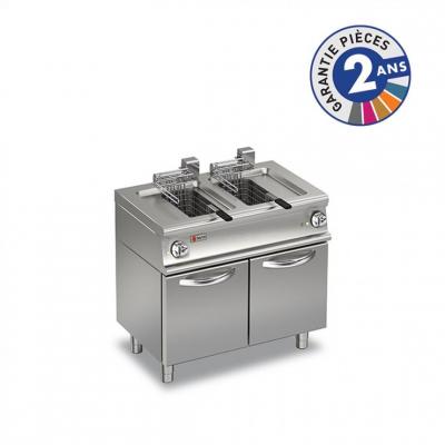 Friteuse Electrique - 2 x 10 litres - - - Acier inoxydable2 x550xmm