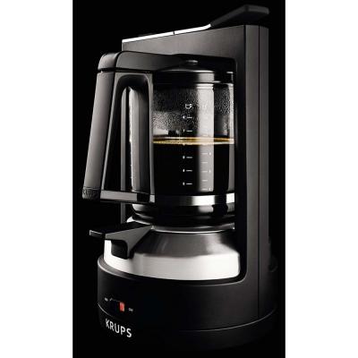Cafeti&egrave;re &Agrave; Pression En Inox De 1l Pour 8 A 12 Tasses Noir