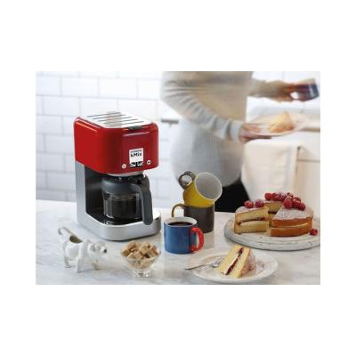 Cafeti&egrave;re &Eacute;lectrique De 0,75l Pour 6 Tasses 1200w Rouge