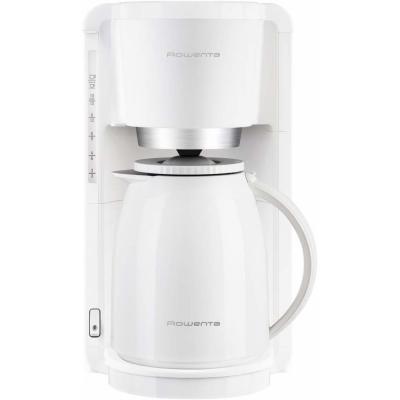 Cafeti&egrave;re &Eacute;lectrique De 1l Pour 8 A 12 Tasses Avec Verseuse Isotherme Blanc