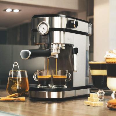 Machine &agrave; caf&eacute; expresso de 1,2l 1350w gris noir