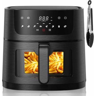 Friteuse sans Huile de 8L avec 8 Programmes 1800W noir AQ0859
