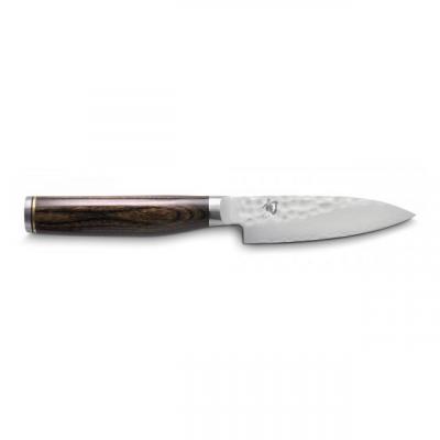 Couteau d'office 10cm Shun Premier M&auml;lzer - Kai - Marron - Acier