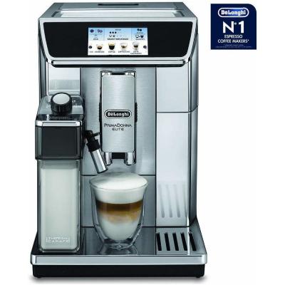 Machine &agrave; expresso de 2L avec &eacute;cran tactile et connect&eacute;e 1450W noir argent
