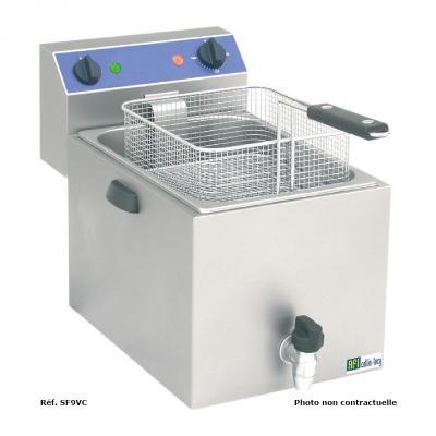 Friteuse de Table S&eacute;rie Standard avec Vidange Sp&eacute;ciale Surgel&eacute;e 8 L