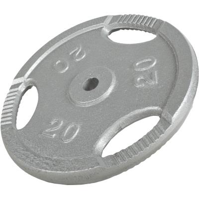 Disques en fonte avec poign&eacute;es - 31 mm - Gris - De 0,5 KG &agrave; 20 KG