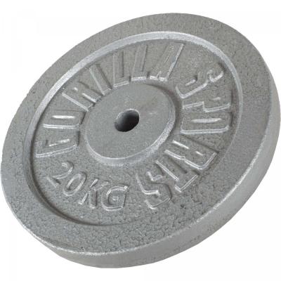 Disques de poids en fonte gris - De 0,5 kg &agrave; 30 kg - Poids : 20 kg