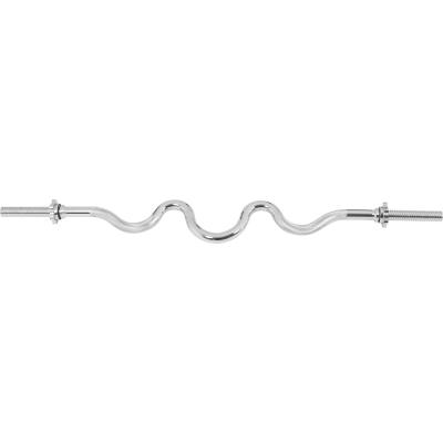 Barre Super Curl avec bagues de serrage en forme d'&eacute;toile 120cm