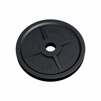 Disque Olympique en fonte de 15 KG - al&eacute;sage de 51 mm - coloris noir