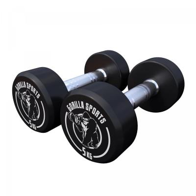 Halteres ronds caoutchouc de 2 5 a 40 kg poids 10 kg 2 x 5 kg