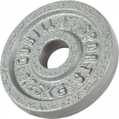 Disques de poids en fonte gris - De 0,5 kg &agrave; 30 kg - Poids : 1,25 kg
