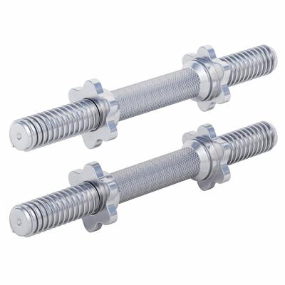 Deux barres courtes de 42cm, diam&egrave;tre 30mm avec bague de serrage