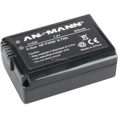 Ansmann A-sony Np-fw50 900mah Lithium Battery Argent&eacute;