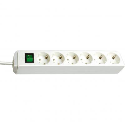 Brennenstuhl 1159520400 multiprise 3 m 6 sortie(s) CA Blanc