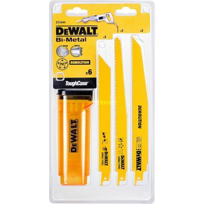 DEWALT DT2444-QZ Lame pour Scies Sabre, Argent, Set de 6 Pi&egrave;ces