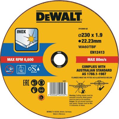 Disque &agrave; tron&ccedil;onner 1 pi&egrave;ce Dewalt DT43909-QZ 1 pc(s)