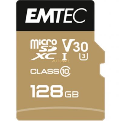 EMTEC SpeedIN' PRO - carte memoire flash - 128 Go - microSDXC UHS-I