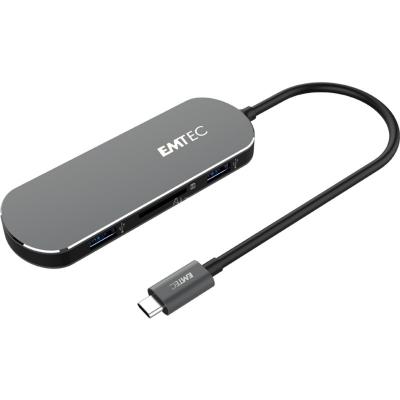 Emtec hub 6-in-1 type-c t650c ECHUBT650C