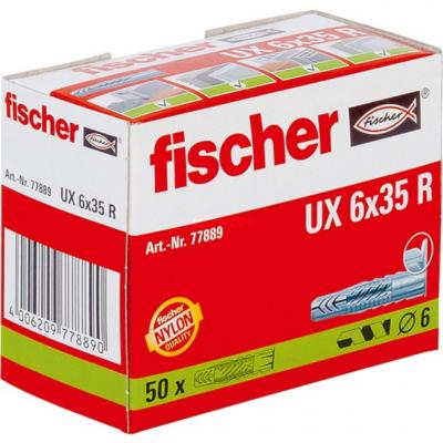 Fischer 077889 ancrage &agrave; vis et cheville murale 50 pi&egrave;ce(s) 3,5 cm