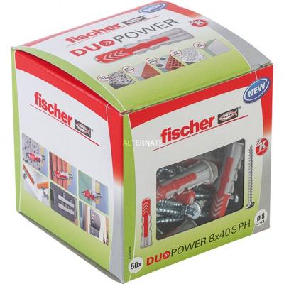 Fischer DUOPOWER 8x40 S PH LD, Cheville