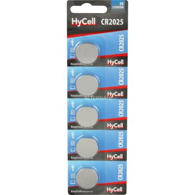 Pile bouton cr 2025 lithium Hycell 140 mAh 3 v 5 pc(s) C043241