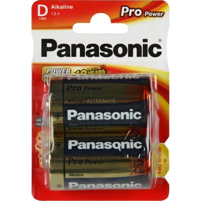 Pack de 2 piles Panasonic Pro Power LR20 Type D 
