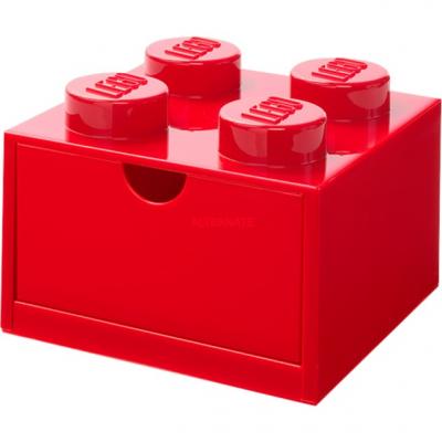 LEGO Bo&icirc;te de Rangement Empilable avec 4 Boutons