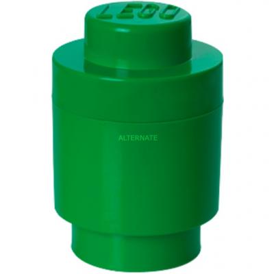 LEGO pierre de stockage ronde 1 nop 12,3 x 18 cm polypropyl&egrave;ne vert