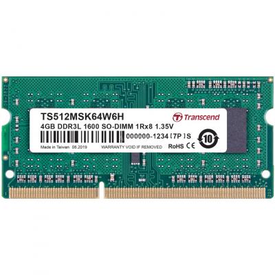 Transcend - DDR3L - 4 Go - SO DIMM 204 broches