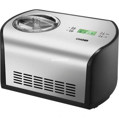 UNOLD 48865 - Sorbeti&egrave;re - 1.2 litres - 135 Watt - inox/noir