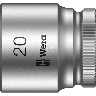 Wera 05003565001 8790 Hmb Douille Zyklop &agrave; emmanchement 3/8"", 20.0 mm, Argent