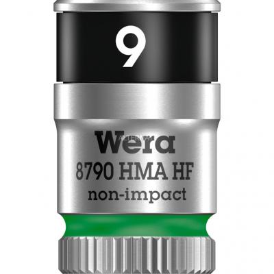 Wera 8790 HMA 05003724001 6 pans ext&eacute;rieurs Douille 9 mm 1/4 (6.3 mm)