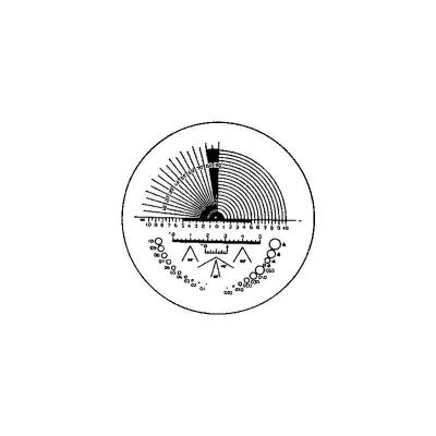 Echelle gradu&eacute;e de pr&eacute;cision de rechange, Type : C, Mod&egrave;le Angles, rayons, al&eacute;sages