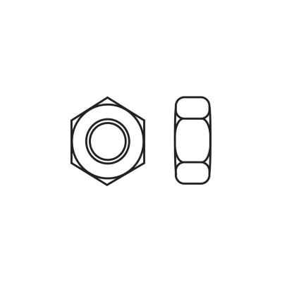 TOOLCRAFT 88 80 21 &Eacute;crou hexagonal M1 DIN 934 acier galvanis&eacute; 20 pc(s)