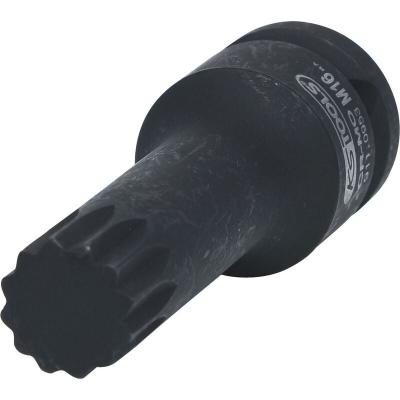 Ks tools 1/2"" douilles &agrave; chocs xzn, longues, m16