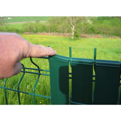 Jardiline - 100 clips pour lani&egrave;re largeur 50 mm - Vert Fonc&eacute; Vert