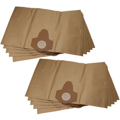 Sacs aspirateur papier vhbw pour Parkside PNTS 1400 E2 IAN 275394, PNTS 1500 A1 IAN 49325 - Marron