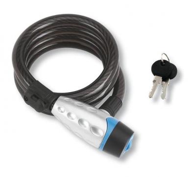 Burg-W&auml;chter C&acirc;ble-antivol en spirale super robuste, &Oslash; 15,0 mm, longueur 150 cm - 1550 150