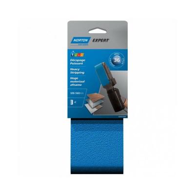 Norton - 2 bandes corindon Expert 100 x 560 mm (grain 80)