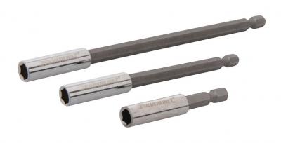 Silverline 3 Porte embouts magnetique 1/4 60mm, 100mm et 150 mm