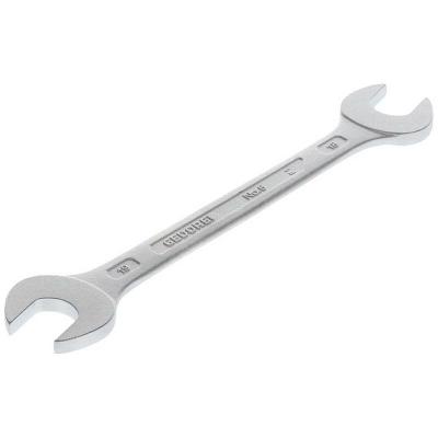 Gedore - Cl&eacute; &agrave; fourche 6 18 x 19 mm longueur 222 mm chrom&eacute;