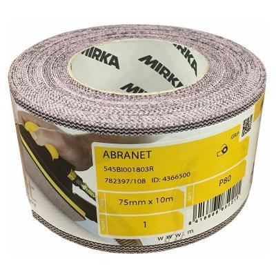 Mirka Abrasifs - Abranet rouleaux abrasifs 75 mm x 10 m Grain: 240